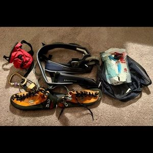 Rock Climbing Gear Set